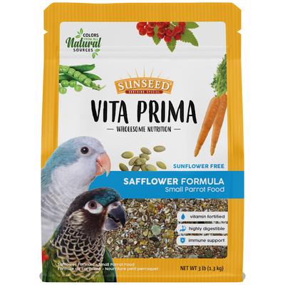 Sun Seed Vita Prima Safflower Formula Small Parrot Food, 3 lbs.