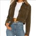 Free People Jackets & Coats | Corduroy Everlyn Free People Cropped Jacket | Color: Green | Size: S
