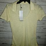 Adidas Tops | Adidas Golf Top Climalite Women's Sz Xs | Color: Yellow | Size: Xs