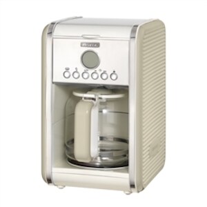Ariete 1342CR Kaffeemaschine Vintage im Retrolook cream, 1,5 L (bis 12 Tassen) - Mit Warmhaltefunktion, Dauerfilter und programmierbar, 960 Watt Image