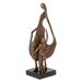 Juniper + Ivory 5 In. x 13 In. Traditional Sculpture Brown Polystone Family - Juniper + Ivory 58270