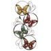 Juniper + Ivory 36 In. x 22 In. Eclectic Wall Decor Multi Colored Metal - Juniper + Ivory 13945