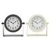 Juniper + Ivory 8 In. x 8 In. Modern Clock Multi Colored Metal - Juniper + Ivory 37866