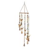 Juniper + Ivory 7 In. x 26 In. Eclectic Windchime Gold Metal - Juniper + Ivory 41456