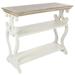 Juniper + Ivory Grayson Lane 32 In. x 38 In. Farmhouse Console Table White Wood - Juniper + Ivory 44457