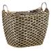 Juniper + Ivory 18 In. x 21 In. x 18 In. Bohemian Storage Basket Brown Sea Grass - Juniper + Ivory 84449