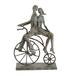 Juniper + Ivory 13 In. x 9 In. Traditional Sculpture Grey Polystone Bicycle - Juniper + Ivory 73385