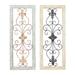 Juniper + Ivory Set of 2 12 In. x 30 In. Rustic Wall Decor Multi Colored Wood - Juniper + Ivory 50228