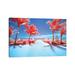 East Urban Home Palm Tree III by Glauco Meneghelli - Wrapped Canvas Photograph Print Canvas | 8 H x 12 W x 0.75 D in | Wayfair