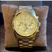 Michael Kors Accessories | Michael Kors Runway Gold Tone Women's Watch Mk5055 | Color: Gold | Size: Os