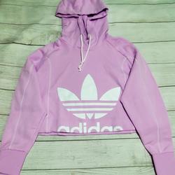 Adidas Tops | Adidas Women Original Cropped Lilac | Color: Purple/White | Size: M