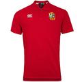 Canterbury of New Zealand Men's British and Irish Lions Rugby Pique Polo Shirt, Tango Red, S