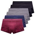 Trunks 6Pcs/Lot Boxers Short Men Underwear Cotton Boxer Male Les Boxers Coton Pure Underpants Bokser Mannen Ondergoed Style B L