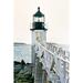 Breakwater Bay Lighthouse Views I by Rachel Perry Photograph Print on Canvas Plastic | 50 H x 34 W x 1 D in | Wayfair