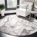 Gray 48 x 0.47 in Indoor Area Rug - Wade Logan® Swindle Abstract Grey/Silver Area Rug | 48 W x 0.47 D in | Wayfair AC9B6C3D954944BAAFF57A446FDC458B