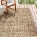 White 72 x 0.5 in Area Rug - Bay Isle Home™ Leddy Hand-Woven Jute Natural Area Rug Jute & Sisal | 72 W x 0.5 D in | Wayfair