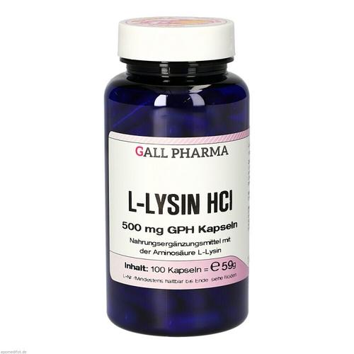 Hecht-Pharma – L-LYSIN 500 mg Kapseln Mineralstoffe