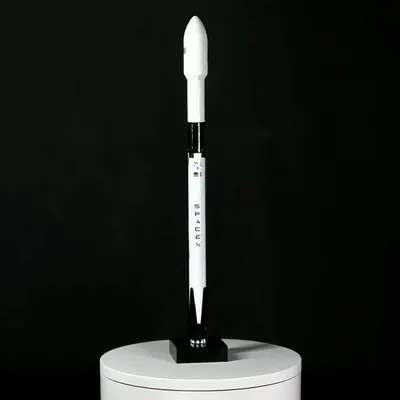 Modèle de fusée en métal moulé sous pression SpaceX PRFalcon 9 nuits 5 ornements de bureau à