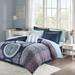 Grovelane Aiden Bohemian Medallion Reversible Comforter Set w/ Bed Sheets Polyester/Polyfill/Microfiber in Blue/Navy | Full | Wayfair