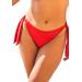 Plus Size Women's Elite Bikini Bottom by Swimsuits For All in Lipstick Red (Size 12)