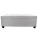 Alcott Hill® Heaney Flip Top Storage Bench Polyester/Upholstered in Gray | 19 H x 54 W x 18 D in | Wayfair 0D0CE4002C8445DD817B06CEA09E4B1D