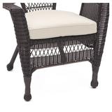 Ophelia & Co. Karan Patio Chair Wicker/Rattan in White | 36 H x 29 W x 27.5 D in | Wayfair OPCO5254 43472429