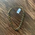 Madewell Jewelry | Madewell Crystal Stone Necklace | Color: Gold | Size: 18”