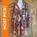 Free People Dresses | Host Picknwt Free People Print Dress | Color: Blue/Orange | Size: S