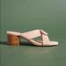 Anthropologie Shoes | Nib Anthropologie Jessie Heeled Dusty Pink Sandals | Color: Pink/White | Size: 8.5