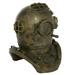 Juniper + Ivory 10 In. x 8 In. Coastal Decorative Antique Diving Helmet Bronze Polystone - Juniper + Ivory 98671