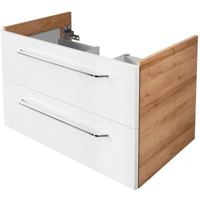 Waschtischunterschrank milano / Badschrank mit Soft-Close-System / Maße (b x h x t): ca. 80 x 49,5