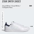 Adidas Shoes | Adidas Stan Smiths | Color: Blue/White | Size: (9/Us) 7.5/Uk