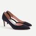 J. Crew Shoes | J.Crew Lucie Suede Pumps-J8205-Dark Pacific-Heels | Color: Blue | Size: Various