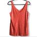 J. Crew Tops | 5/$25 | J. Crew Coral Sequin Sleeveless Tank Top | Color: Orange/Pink | Size: S