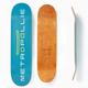 Metropollie Metropollie Skateboard, Blau, 8,25 cm, Skateboard, für Kinder, Mädchen, Teenager, Erwachsene, Anfänger, 7-lagig, 100 % kanadisches Ahornholz, Hard Rock, 8,25 Zoll