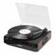 Fenton Bluetooth Record Player with Vinyl MP3 Converter Turntable Built-in Speakers USB 3-Speed LP Black RP102B