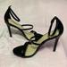 Nine West Shoes | Black Strapped Nine West Heeled Sandals | Color: Black | Size: 7.5