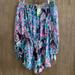 Lilly Pulitzer Shorts | Lilly Pulitzer Myri Romper Caught Up Brigit Navy | Color: Blue/Pink | Size: Xxs