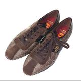 Coach Shoes | Coach Signature Lo-Top Canvas Sneakers | Color: Brown | Size: 9.5