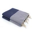 Fouta XXL coton 200x200 bleu jean