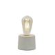 Lampe cylindrique en béton beige fabrication artisanale