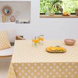 Nappe coton Jaune 170x350 cm