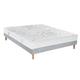 Ensemble Matelas Sommier Tradition Graphic et Pieds 90x200