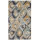 Tapis de salon interieur en bleu & multicolore, 122 x 170 cm