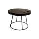 Table d'appoint en bois noir