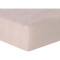 Drap housse lin lavé 180x200x40 vieux rose