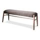 Banc en bois marron