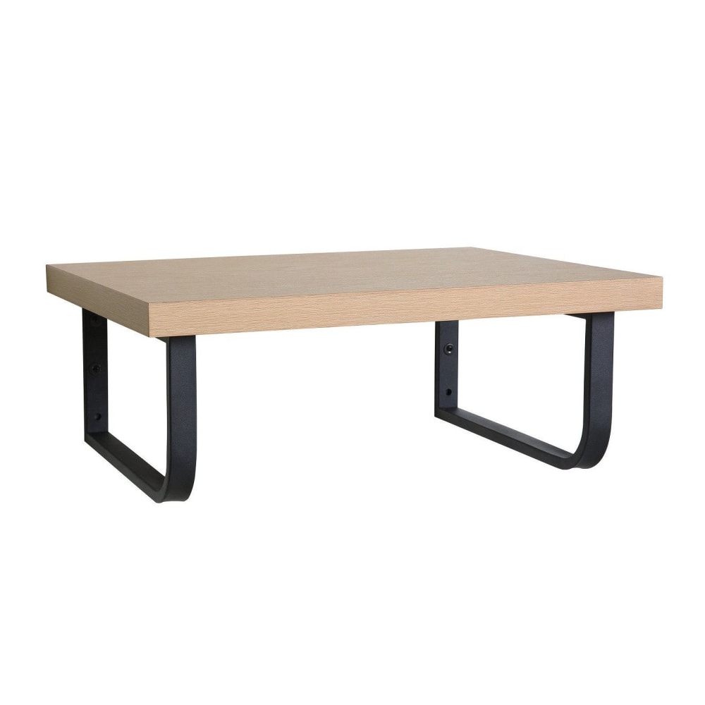 Plan de toilette suspendu pour vasque - 60 cm avec équerres métal