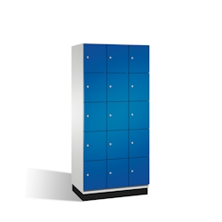Fächerschrank Cambio auf Sockel, 15 Fächer, H1950xB900xT525mm Image