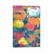 East Urban Home Song Of The Water Lilies by Corina Capri - Wrapped Canvas Painting Print Canvas in Blue/Orange/White | Wayfair